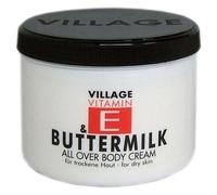 Village Soins-de-la-peau Vitamin-ECrème pour le corps All Over Buttermilk 500 ml