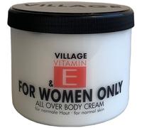 Village Soins-de-la-peau Vitamin-ECrème pour le corps All Over For Women Only 500 ml