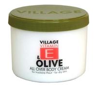 Village Soins-de-la-peau Vitamin-ECrème pour le corps All Over Olive 500 ml