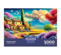 Village Vivant Puzzle 1000 PiècesVilla Adulte Carton Épais Anti-Stress pour S'amuser Édition Limitée Qualité Premium sans Défaut 70x50cm/1000pcs