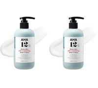[VILLAGE11FACTORY] RELAX DAY AHA EXFOLIATING BODY LOTION (300 g) Soin coréen - Lotion Corps Exfoliante & Hydratante avec 12% d'Acide Glycolique - Elimine en douceur les cellules mortes (Lot de 2)