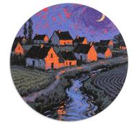 Villages and Farmland Puzzle 1000 Pièces Educa Jouet en Bois Cadeau Unique De l'art De La Décoration Scenery Jeu Éducatif Challenge Toy Adultes & Enfants des 14 Ans 1000pcs (67.5x67.5cm)