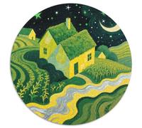 Villages and Farmland Puzzle 1000 Pièces Educa Jouet en Bois Cadeau Unique Décoration Intérieure Scenery Jeu Éducatif Challenge Toy Adultes & Enfants des 14 Ans 1000pcs (67.5x67.5cm)