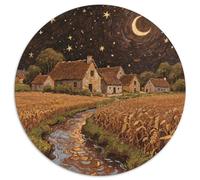 Villages and Farmland Puzzle 1000 Pièces Educa Jouet en Bois Cadeau Unique Décoration Intérieure Scenery Jeu Éducatif Challenge Toy Adultes & Enfants des 14 Ans 1000pcs (67.5x67.5cm)