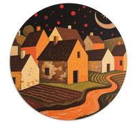 Villages and Farmland Puzzle 1000 Pièces Educa Jouet en Bois Divertissement Créatif Décoration Intérieure Scenery Jeu Éducatif Challenge Toy Adultes & Enfants des 14 Ans 1000pcs (67.5x67.5cm)