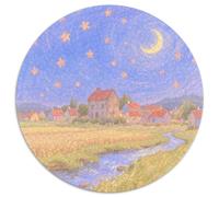 Villages et Terres agricoles Puzzle 1000 Pièces Divertissement Créatif De l'art De La Décoration Paysage Jeu Éducatif Challenge Toy Adultes & Enfants des 14 Ans 1000pcs (67.5x67.5cm)