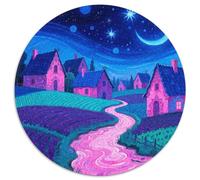 Villages et Terres agricoles Puzzle 1000 Pièces Divertissement Créatif Décoration Intérieure Paysage Jeu Éducatif Challenge Toy Adultes & Enfants des 14 Ans 1000pcs (67.5x67.5cm)