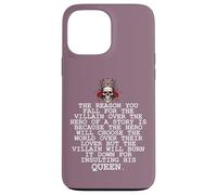 Villain Era Dark Romance Merch Smutty Book Lover Skull Smut Coque pour iPhone 13 Pro Max