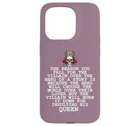 Villain Era Dark Romance Merch Smutty Book Lover Skull Smut Coque pour iPhone 15 Pro