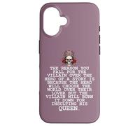 Villain Era Dark Romance Merch Smutty Book Lover Skull Smut Coque pour iPhone 16