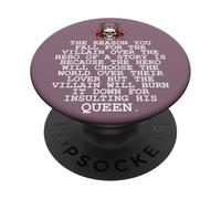 Villain Era Dark Romance Merch Smutty Book Lover Skull Smut PopSockets PopGrip Adhésif