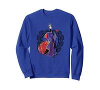 Villains Maleficent Sketch Sweatshirt, Unisexe pour adultes, Bleu Royal, M