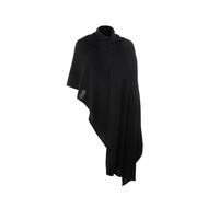 Villand Châle tricoté 100 % pur cachemire pour femme - Étole pashmina extra large et légère avec boîte cadeau, noir, taille unique