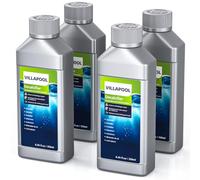 VILLAPOOL Lot de 4 détartrants de 250 ml pour machine à café Philips Saeco | 1 flacon par application. Élimine efficacement les dépôts de calcaire et de minéraux. Soutient les performances optimales
