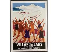 Villard De Lans - Dauphiné - Roger BRODERS - 50x70cm AFFICHE / POSTER G