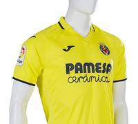 Villarreal CF Maillot de Match Officiel Domicile 22/23, Maillot À Manches Courtes, Unisexe, Jaune, S