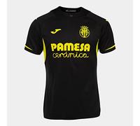 Villarreal CF Maillot de Match Officiel Third 22/23, Maillot À Manches Courtes, Unisexe, Noir, S