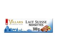 VILLARS - Tablette Chocolat Au Lait Et Noisettes 300G - Lot De 3 - Vendu Par Lot