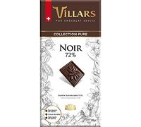 VILLARS - Tablette Chocolat Noir Dégustation 100G - Lot De 4