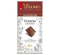 VILLARS - Tablette Fusion Pur 100G - ( Lot De 4 )