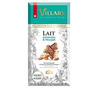 VILLARS - Tablette Lait Amandes Nougat 180G - Lot De 3 - Offre Special
