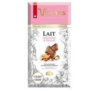 VILLARS | Tablette Lait Noisettes Et Biscuit 180G | Lot De (2) | livraison offerte