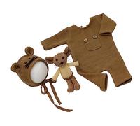 VILLCASE 1 Ensemble Vêtements Photo pour Costume Tricot avec Bonnet et Souris