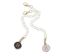 VILLCASE 1 Jeu Chaîne Décorative De Pendentif De Lettre Pour Gobelet Accessoires De Tasse Avec Charms Et Pratique Pour Décoration Pièces