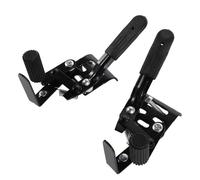 VILLCASE 1 Paire de Freins Manuels Latéraux pour Fauteuil Roulant Poignées en Métal Pièces Détachées Universelles Rallonges de Freins Prévention Anti-Glissement Contrôle Précis et