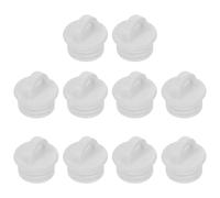 VILLCASE 10 Bouchons en Silicone Blancs pour Seau à Serpillière, Diamètre 1,85-1,92cm, Étanches et Résistants pour Usage Régulier, Remplacement Rapide Divers Environnements