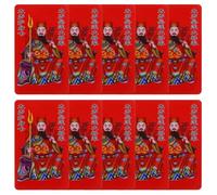 VILLCASE 10 Décorations Feng Shui Pour Cartes Amulettes Feng Shui Carte De L'Année Du Serpent So Tai Amulette De L'Année Du Serpent Gong De Richesse