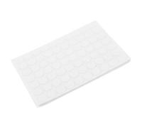 VILLCASE 10 Feuilles De Ruban Adhésif Double Face Transparent En Mousse Sans Traces Pastilles Adhésives Rondes Blanches Pour Décoration De Tableau D'Affichage