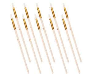 VILLCASE 10 Pcs Brosses Pollinisatrices en Bois pour Jardinage, Outil Facile à Utiliser et Gain de Temps pour Pollinisation des Fruits et Fleurs