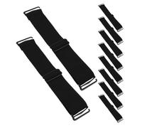 VILLCASE 10 Pièces Bandeau Élastique Réglable pour Postiche en Chinlon et Latex Design Invisible, Maintien Sécurisé, pour Usage Quotidien et Événements Spéciaux