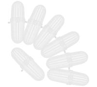 VILLCASE 10 Pièces Boîte Terre en Plastique Blanc, Petite et Portable | Usage Intérieur, Jardinage Domestique et Appartements, Identification Facile