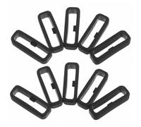 VILLCASE 10 Pièces Boucle de Remplacement pour Bracelet de Montre Ensemble de Passants Silicone pour Fixation et Stabilité des Bracelets de Montre Accessoires Durables et Universels
