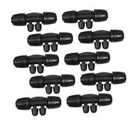 VILLCASE 10 pièces Connecteurs Barbelés pour Irrigation Goutte à Goutte Raccords Étanches pour Système Arrosage Jardin et Agriculture Installation Rapide