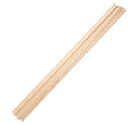 VILLCASE 10 pièces Lot de Baguettes Bois Triangulaires Isocèles Moulure Décorative pour Fenêtre et Moustiquaire Finition Lisse pour Projets DIY et Décoration