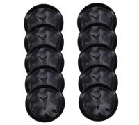 VILLCASE 10 pièces Lot de Plateaux Plastique Ronds pour Pots Fleurs Supports Réservoir Eau Résistants et Réutilisables pour Intérieur et Extérieur Faciles à Nettoyer