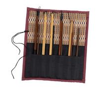 VILLCASE 10 Pièces Set de Pinceaux de Calligraphie Chinoise pour Débutants avec Sac Outils pour Dessin et Peinture Aquarelle pour de Art Traditionnel