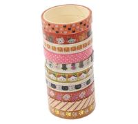 VILLCASE 10 Rouleaux Rubans Washi Décoratifs Animaux pour Animaux de Compagnie de Masking Tape Papier pour Scrapbooking et Bricolage Motifs Chats et Chiens Facile à Utiliser Adhésif de