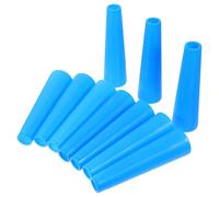 VILLCASE 10 Tubes d'Enroulement Coniques en Plastique Bleu pour Machines Textiles à Grosse Vitesse Accessoires de Tissage Solide Porte-Bobine de Laine Optimisé pour Gestion de Fil et