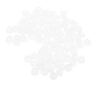 VILLCASE 100 Bouchons Transparents à Vis 18 Dents pour Flacons D'huiles Essentielles, Bouchons D'étanchéité Réutilisables sans Trou, Compatibles Aromathérapie, Prévention Fuite