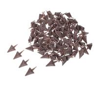 VILLCASE 100 Inserts Becs D’Oiseaux Réalistes en Plastique 11x20 Mm Couleur Café pour Loisirs Créatifs, Fabrication Poupées et Peluches, Accessoires DIY pour Mini Canards et Poussins