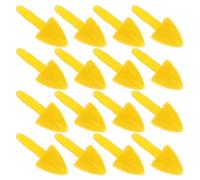 VILLCASE 100 Pièces Becs en Plastique Jaune Réalistes pour Bricolage Oiseaux, Inserts pour Projets DIY, Adaptés aux Peluches et Créations d'animaux en Plastique