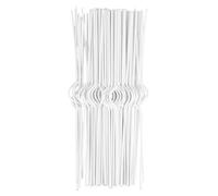 VILLCASE 100 Pièces Crochets Métalliques pour Calendrier Doubles Fils pour Reliure DIY Suspension Fiable pour Affiches et Bannières Crochet Fer Robuste pour Fixation Sûre