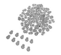 VILLCASE 100 Pièces Five Element Charm Accessories Vintage Chinese Style Pendant Necklace Charms For Earrings And Bracelet Making Five Element Blessing Alloy Pendants Mixed Style