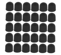 VILLCASE 100 Pièces Stylet Tactile Remplacement des Pointes du Stylet Astuce de Stylo à Tablette Gel de silice Noir