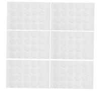 VILLCASE 1000 Pièces Pastilles Adhésives Transparentes Rondes Autocollants Double Face Amovibles Adhésif Clair à Leau Lhumidité pour Protection Meubles et Fixation Murale Lot