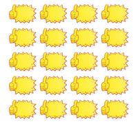 VILLCASE 100pièces Étiquettes Publicitaires De Prix Pour Et Ventes Flash Autocollants Colorés Pour Supermarchés Magasins Et Événements Commerciaux